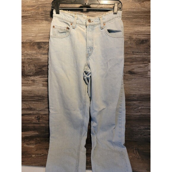 Vintage 90s Levis 560 29x34 Loose Fit Tapered Leg Light Denim Jeans USA - Picture 1 of 6